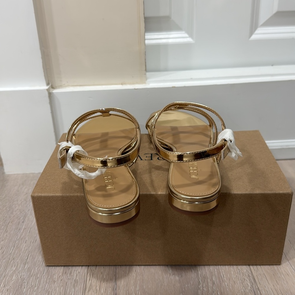 J. Crew Gold Women's Sandals - Picture 3 of 5